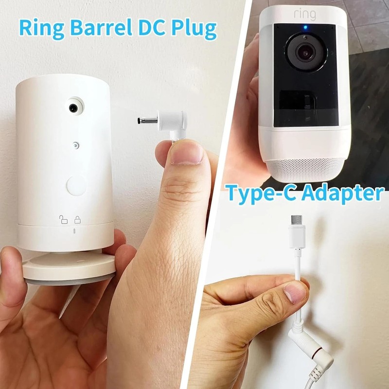 Ring Camera Solar Panel Compatible with Stick up Cam Battery Spotlight Plus gallery
