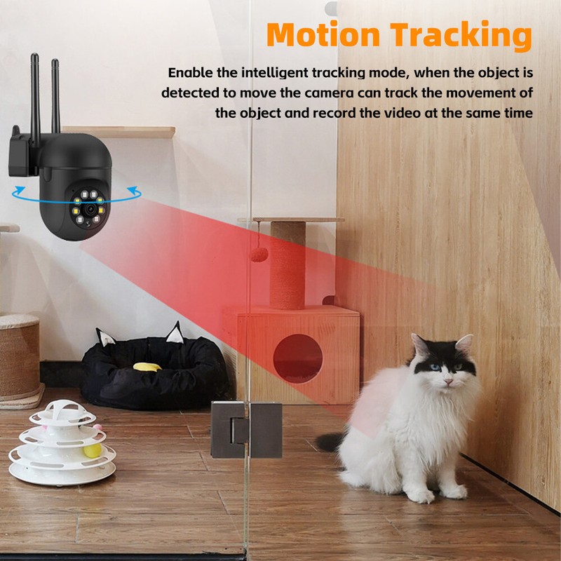 4 Pack Wireless Dual-Band WiFi Security Camera Outdoor Night Vision Surveillance gallery