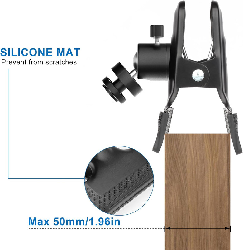 2 Pack Clip Clamp Mount for Blink Outdoor 4 (4Th Gen)/(3Rd Gen)/Xt/Xt2/Mini, Met gallery