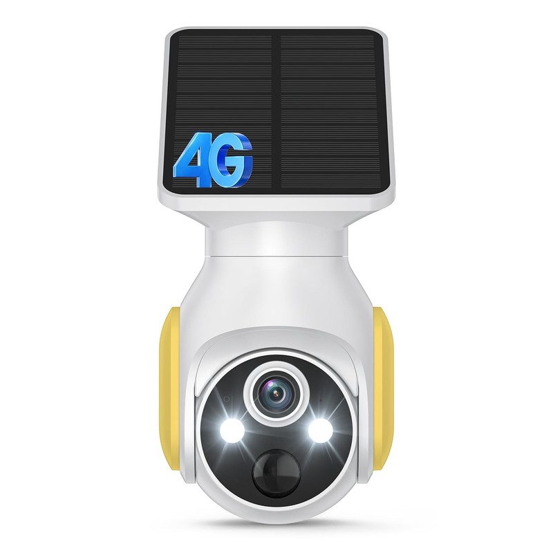 1080p Security Camera Wireless with Solar Panel, AI Human Detection, 2-Way Au…