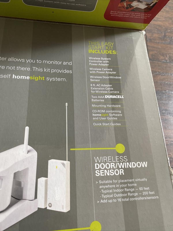 Motorola Home Sight Wireless Easy Start Kit HMEZ2000 All-In-One Security System gallery