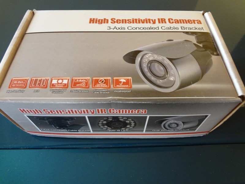 NEW ARC-12B79L2 HIGH SENSITIVITY IR CAMERA 3-AXIS CONCEALED CABLE BRACKET..