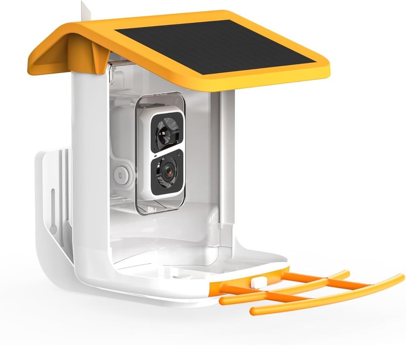 VicoHome G03 Bird Feeder with Camera - Solar Powered Outdoor Birdhouse Cam with