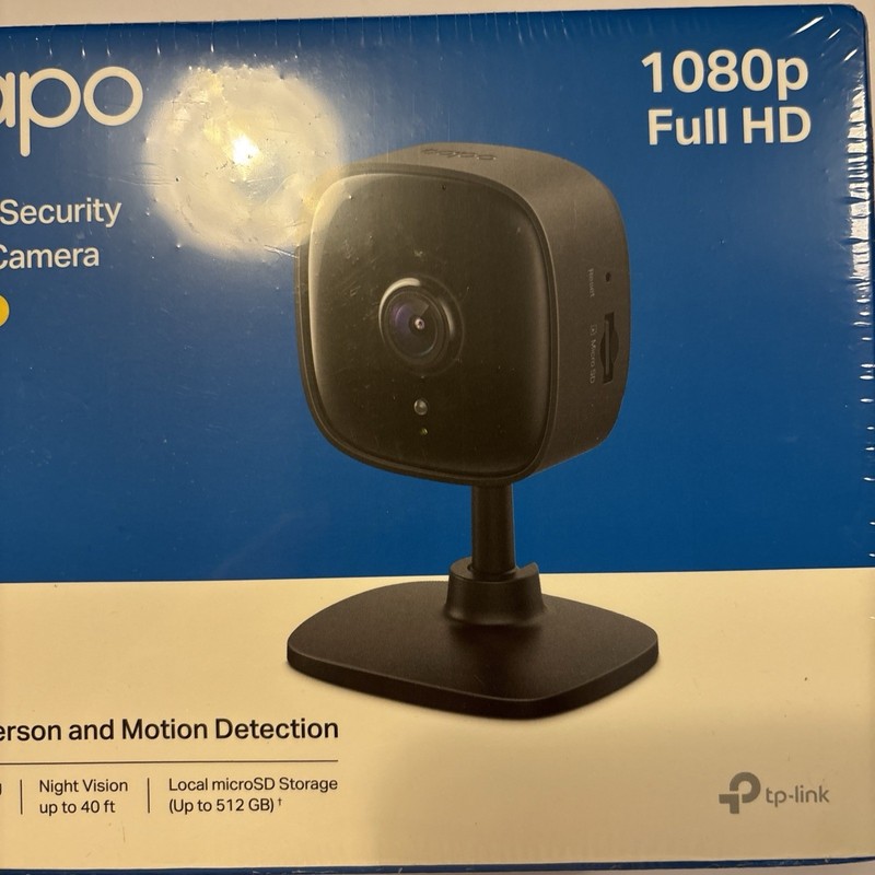 TP-Link Tapo Home Security 1080p Full HD Wi-Fi Camera Black C101 gallery
