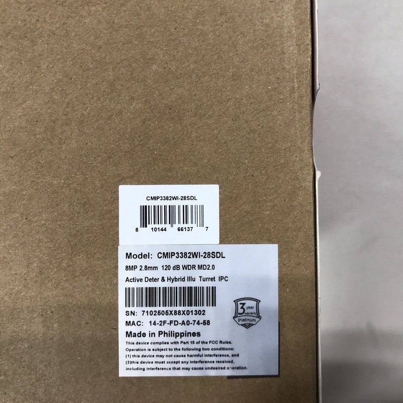 LTS CMIP384PW-28SDL 4MP Pano IR Outdoor Network Camera With MD2.0 And AD gallery