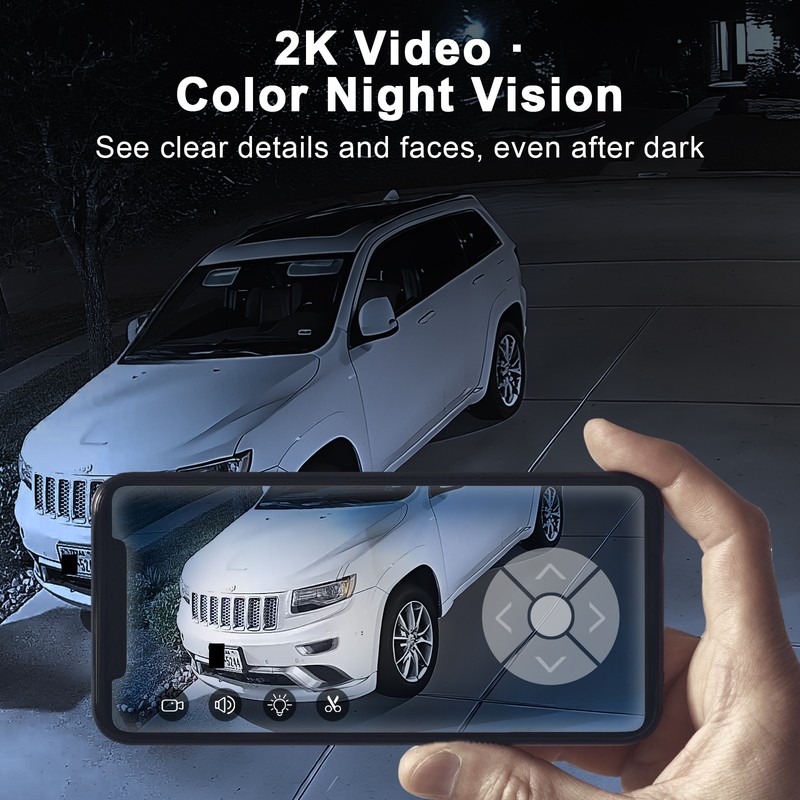 ARCCTV 4MP WiFi6 Wireless Security Camera System Solar Powered Outdoor PTZ CCTV gallery