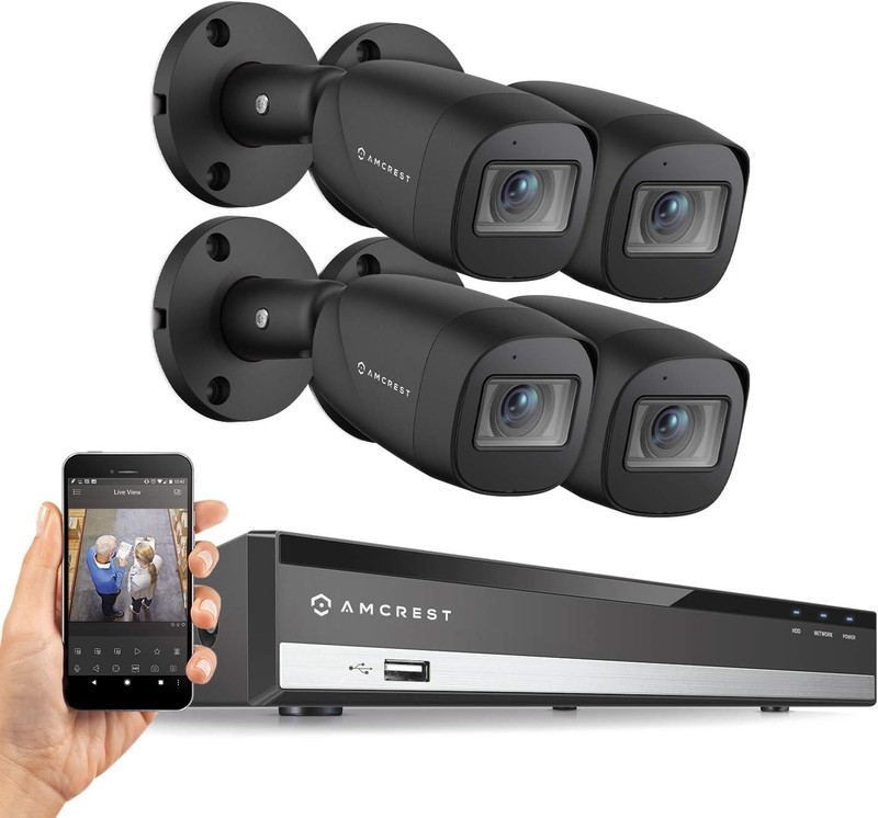 Amcrest 1080P-Lite 8CH Security System 8x Analog Cam AMDVTENL8-4B-B (/RT6-238…