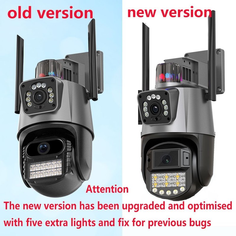 8MP 4K Outdoor Wifi Camera Dual Lens Auto Tracking Security SmartCam With Alarm gallery