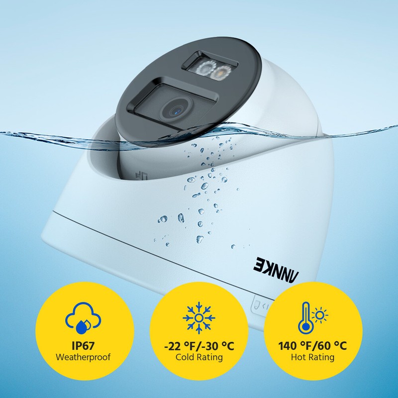 ANNKE HD 4K POE Security Camera IP Network C800 Dome Audio Recording Outdoor 4mm gallery