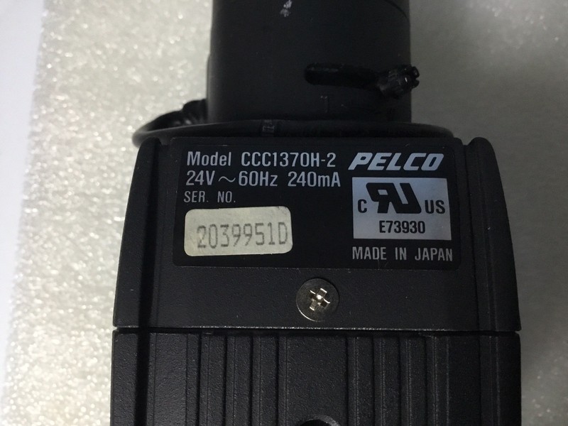 Pelco CCC1370H-2 Security Cube Color Camera W/ 480TVL 3-8.5mm 24VAC DSP TESTED! gallery