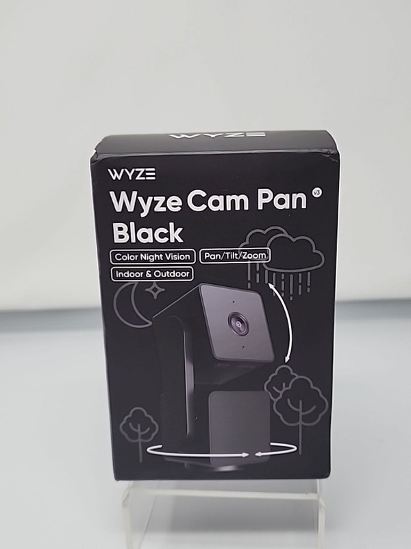 Wyze – Pan v3 Indoor/Outdoor Pan/Tilt/Zoom 1080p Security Camera – Black