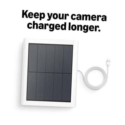 Solar Panel (2nd Generation), 4W for Outdoor Cam Plus, Outdoor 1 Solar White