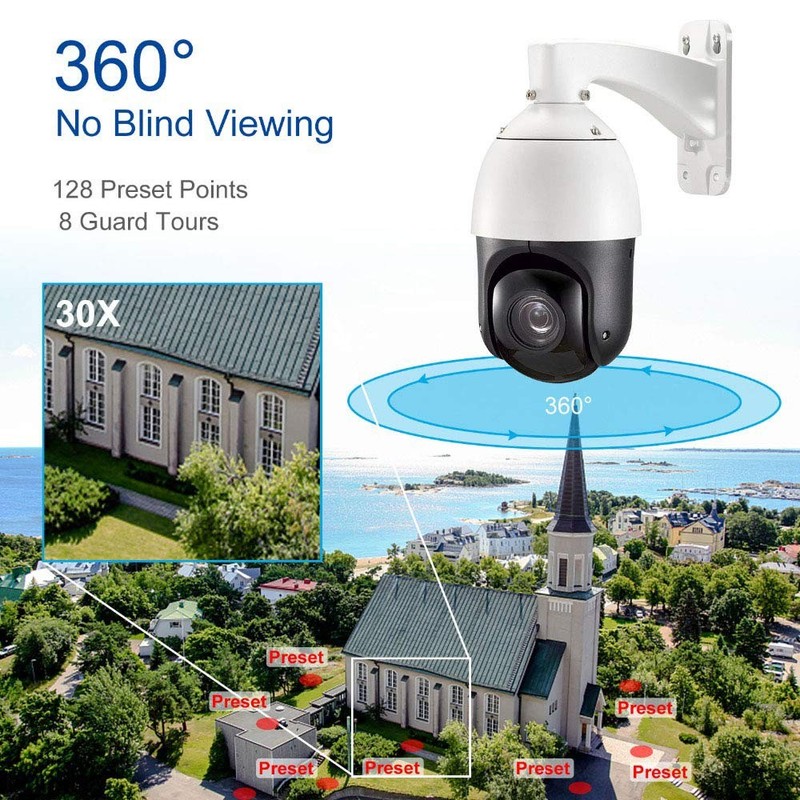 2MP Auto-Cruise PTZ Security Camera 20X Optical Zoom HD 4-in-1 TVI/AHD/CVI/CV... gallery