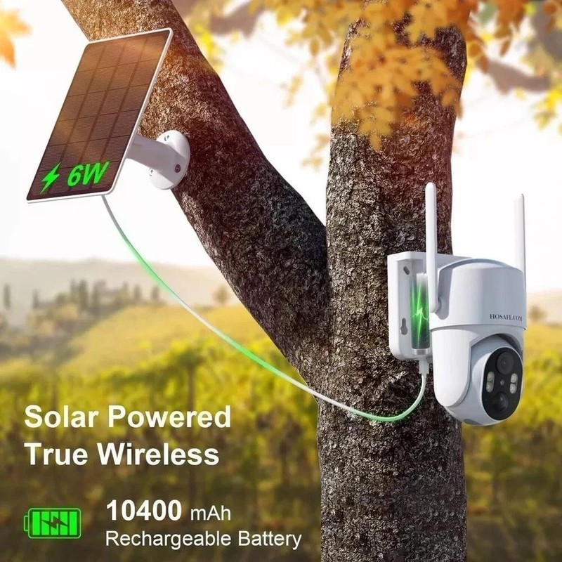 4G LTE Cellular Security Camera No Internet Needed, Solar No wifi Security Camer gallery