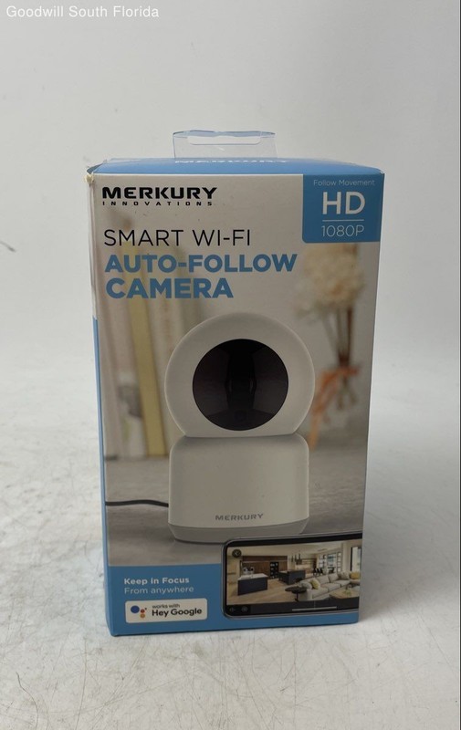 Merkury Smart WI-FI Auto Follow Security & Surveillance Camera Not Tested