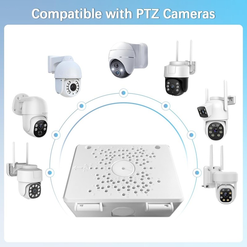 Compact Waterproof Junction Box for CCTV - Perfect for PTZ Camera Protection gallery
