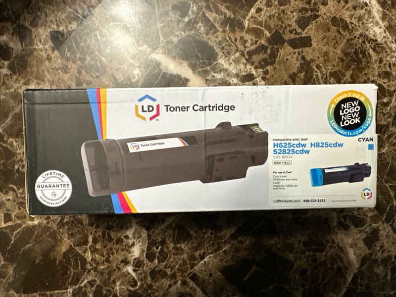LD Compatible Toner Cartridge Replacement for Dell Laser (Cyan)