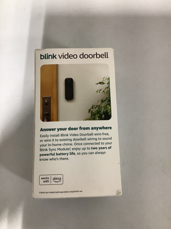 Blink Wireless Video Doorbell 2nd Gen Newest Model Black HD, NEW/SEALED gallery