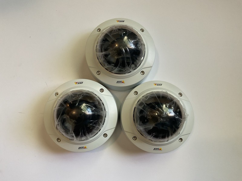 *LOT OF 3* Axis Dome PoE IP Network Camera P3225-LVE MKII Day Night In/Outdoor gallery