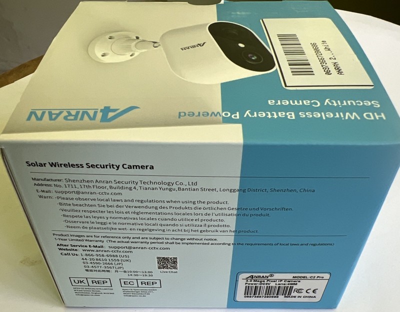 ANRAN HD Wireless Security Camera Model C2/C2 Max 3.0MP-Brand NEW- free shipping gallery