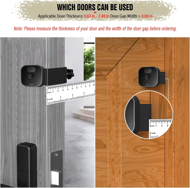 Door/Gutter Mount for Blink Indoor/Outdoor Camera(4Th/3Rd Gen) & Blink XT2/XT Ca gallery