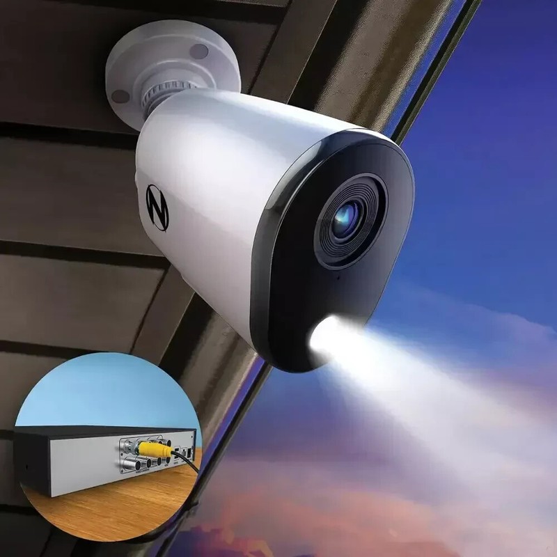 Night Owl CM-FTD4LS-B 2K 2560x1440 (4MP) Wired Add-on Camera with Spotlight gallery