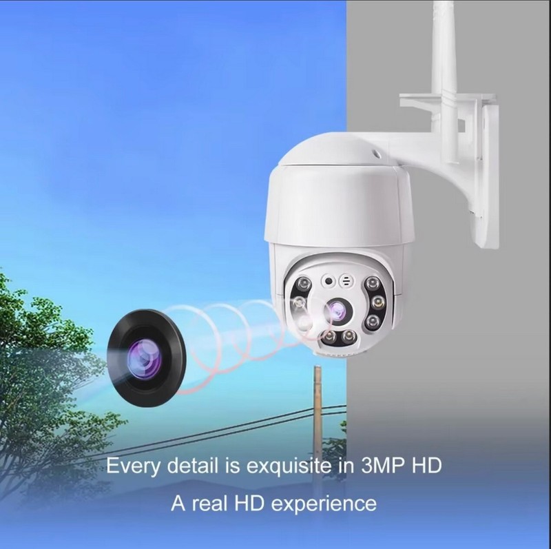 NEW 1080P WiFi Wireless Camera PTZ IP Smart Home Surveillance Security Cam gallery