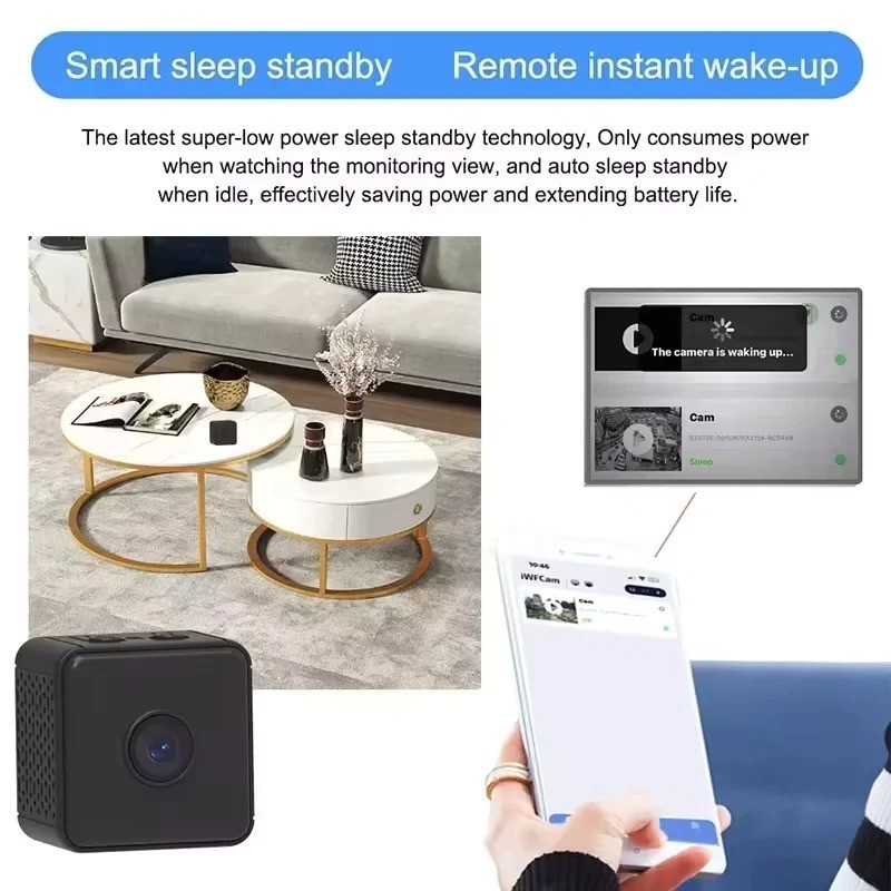 X6D Mini Camera Portable Rechargeable Indoor Security Camera Baby Pet Monitor gallery
