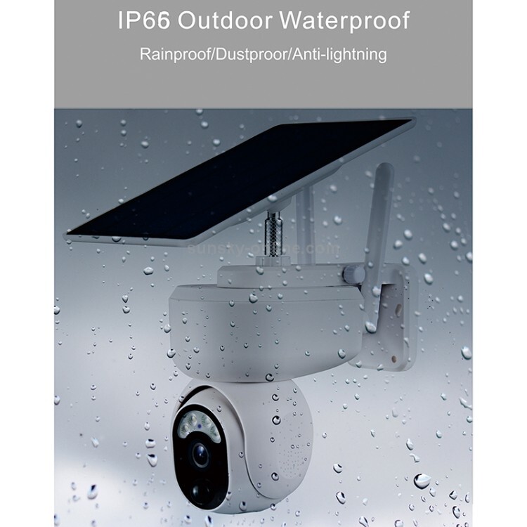 Solar Security Camera, Wireless 2.4GHz WiFi Camera, Solar Powered 15000mAh gallery