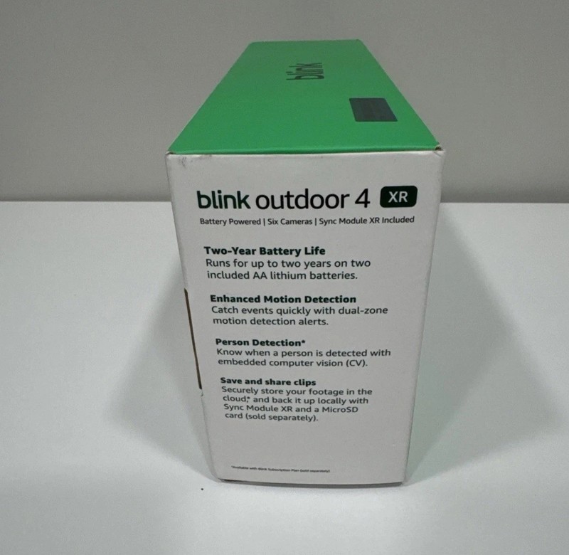 Blink Outdoor 4 XR , 6 Camera System w/Sync Module Included - New Sealed gallery