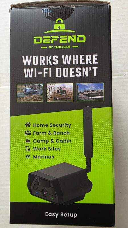 Tactacam Defend Cam Gen 1 Cellular Security Camera and Solar Panel gallery