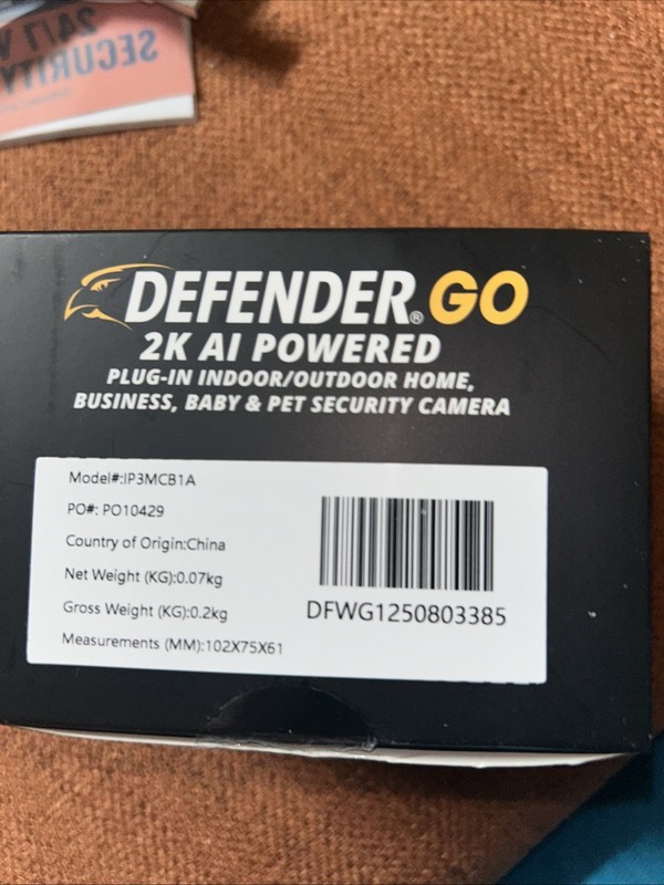 2 New Defender GO 2K AI Powered Plug-in Indoor/Outdoor Home Business, Pet gallery