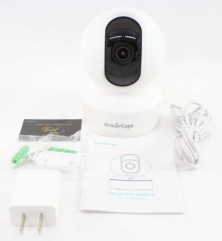 Armorcope indoor smart pan-tilt IP camera Live View, Motion Detection, Open Box gallery