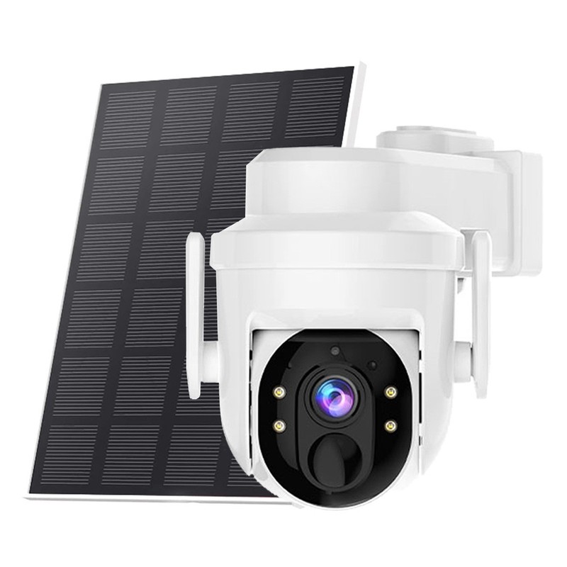 3PK Wireless Solar Battery Powered Camera Outdoor WiFi 360° PTZ Security Camera gallery