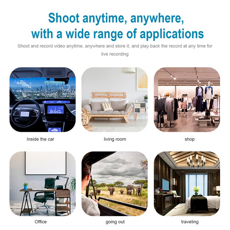 HD 1080P Mini WiFi Camera PIR Motion Detection Night DVR Home Security Nanny Cam gallery
