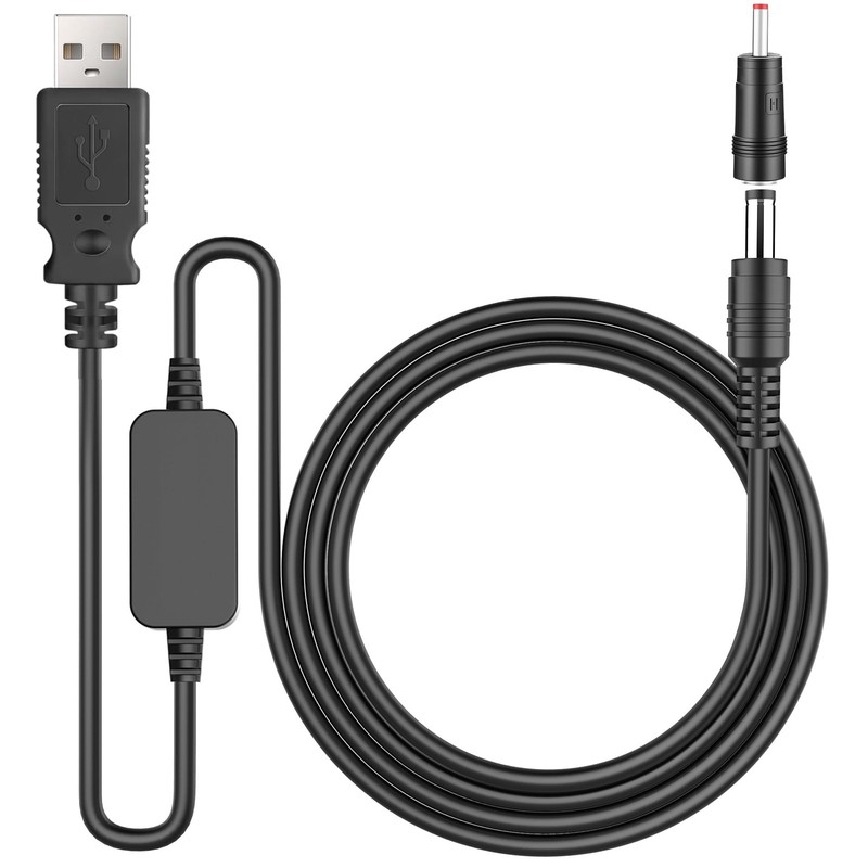 USB to 12V Step Up Converter Cable（3.3ft）, 5V to 12V DC Power Cable with 5.5x…
