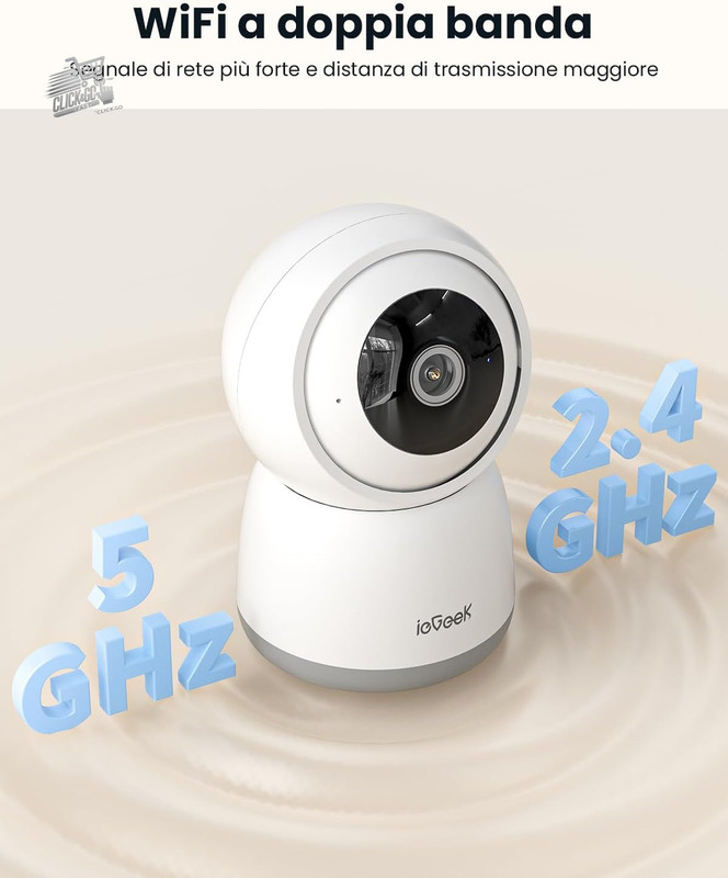 Alexa SC1 Pr 5MP 5GHz Indoor Wi-Fi Camera 360° Surveillance Camcorder PTZ gallery