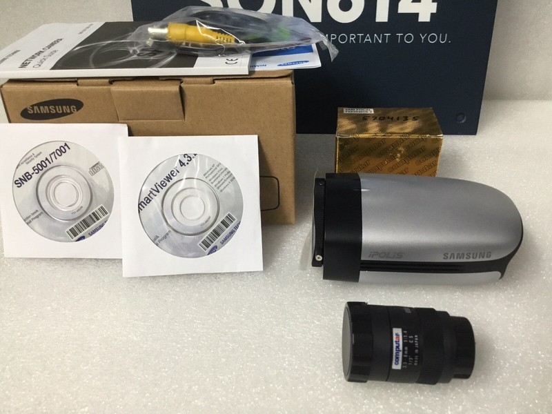 Samsung SNB-7001N 3MP HD Network Surveillance Security Camera, 3.5-8mm lens NEW! gallery