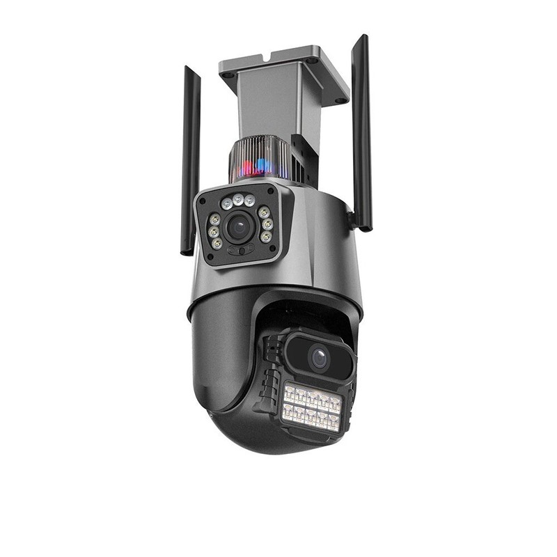 iCSEE P11 Outdoor Dual Lens PTZ Home Security IP Camera WiFi Camera 2Way talk gallery