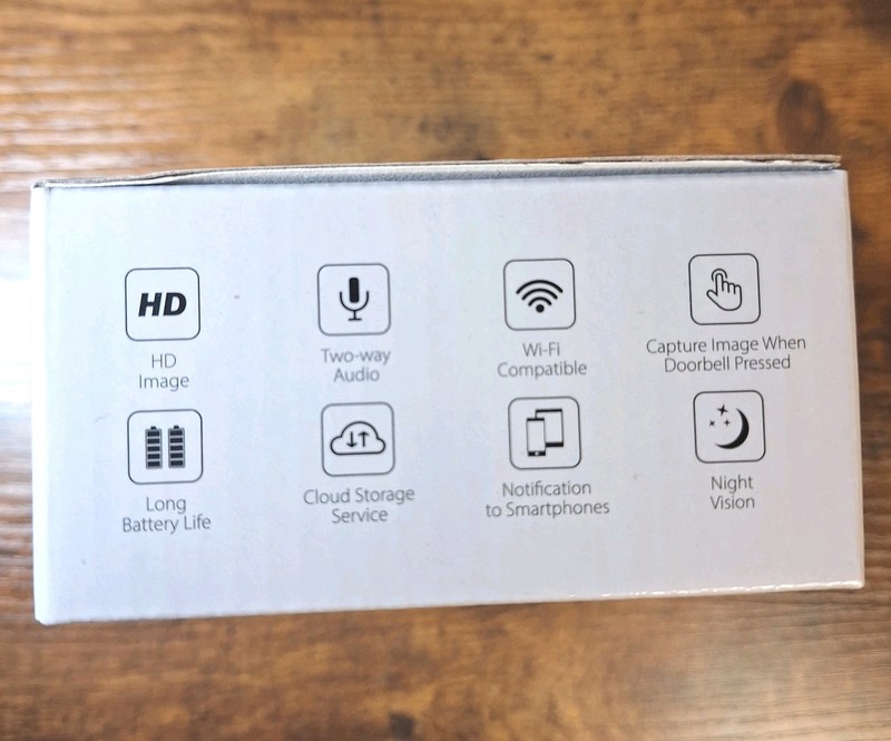Brand New Mini Door Bell Camera (Grey) Wireless WiFi Home Security gallery