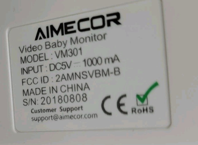 Aimecor Baby Monitor + Camera VM301 Tested gallery