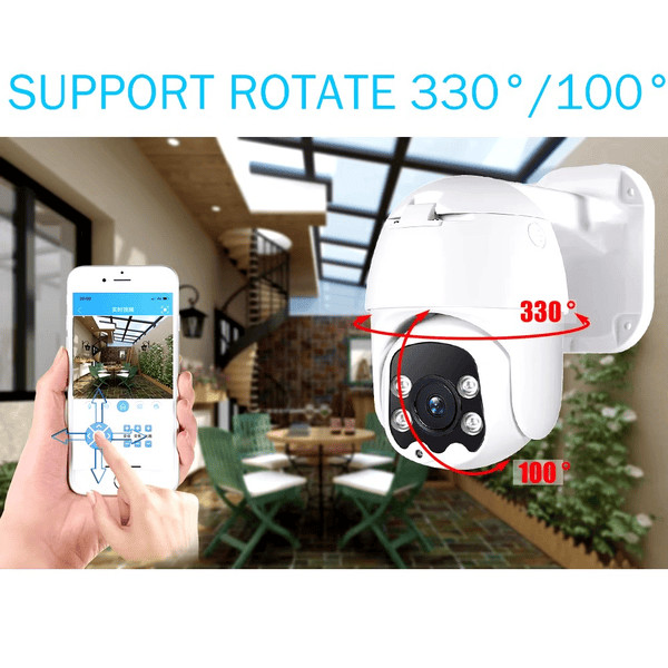Ptz 365 Degree Bnc 2MP 4 LED Video Surveillance Camera gallery