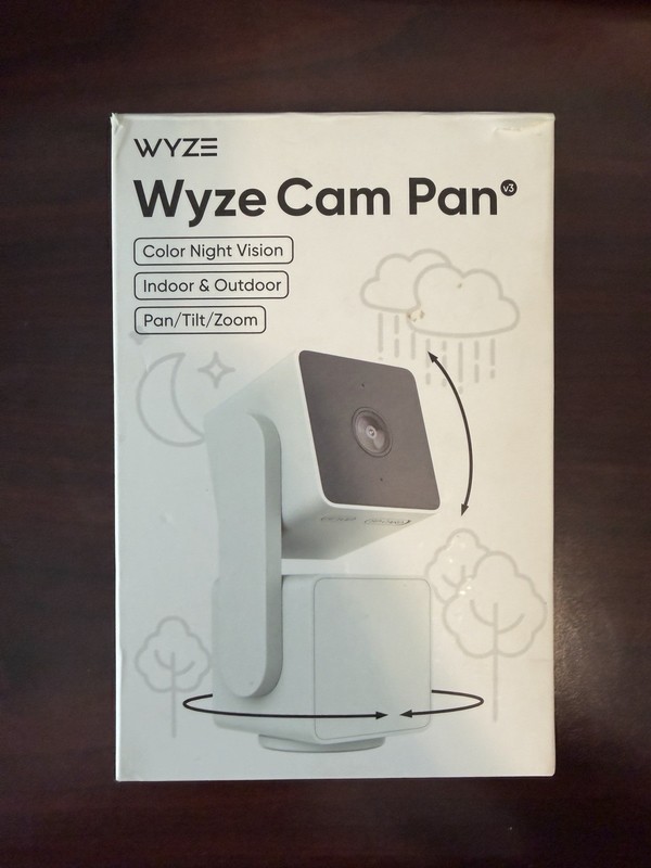 WYZE Cam Pan v3, Indoor/Outdoor IP65-Rated 1080p Pan/Tilt/Zoom Wi-Fi Smart Home
