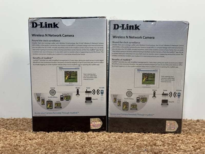 D-Link DCS-930L New Sealed Wireless Network Camera 2-Pack BNIB gallery