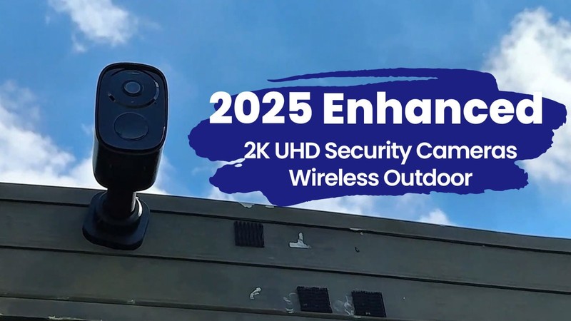 Enhanced 2K UHD Wireless Outdoor Security Cameras - Free Cloud & SD Storage, Nig gallery