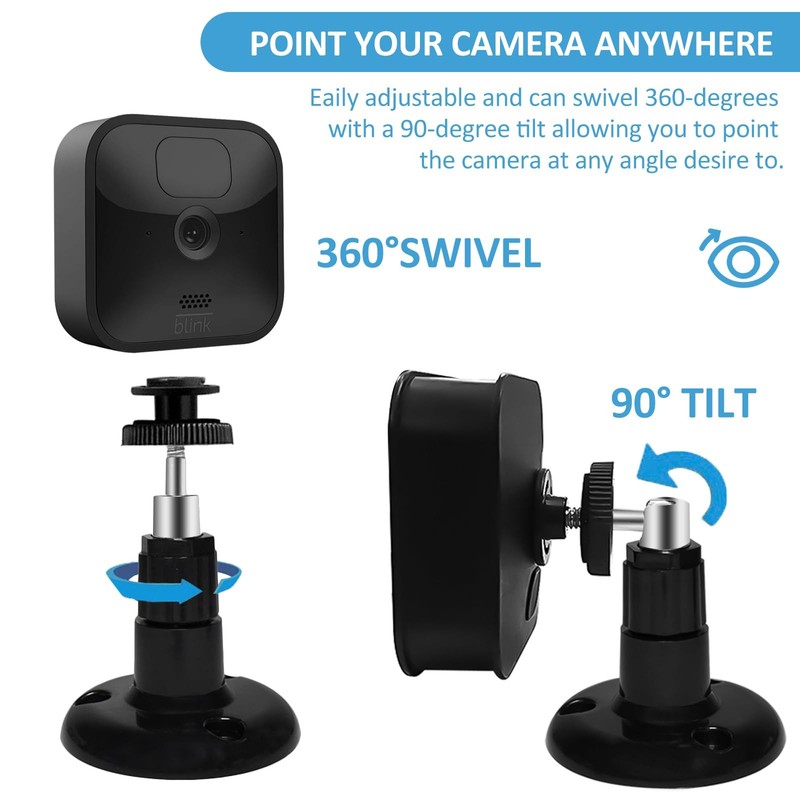 Blink Outdoor Camera Mount, 360 Deg Adjustable Indoor/Outdoor Wall Mount Bracket gallery