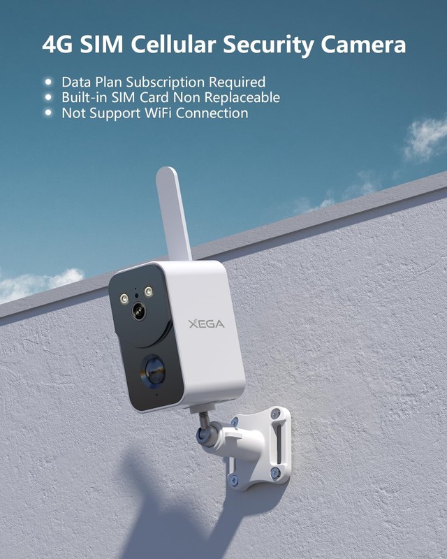 4G LTE Camara De Seguridad 24/7 Sin Wifi Para Casas Exterior Con SIM En Oferta gallery
