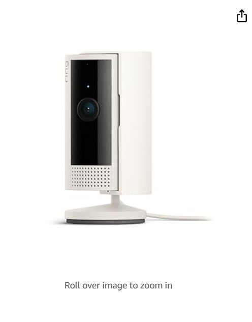 Ring Indoor Cam (2nd Gen) — Home or business security in 1080p HD video, St