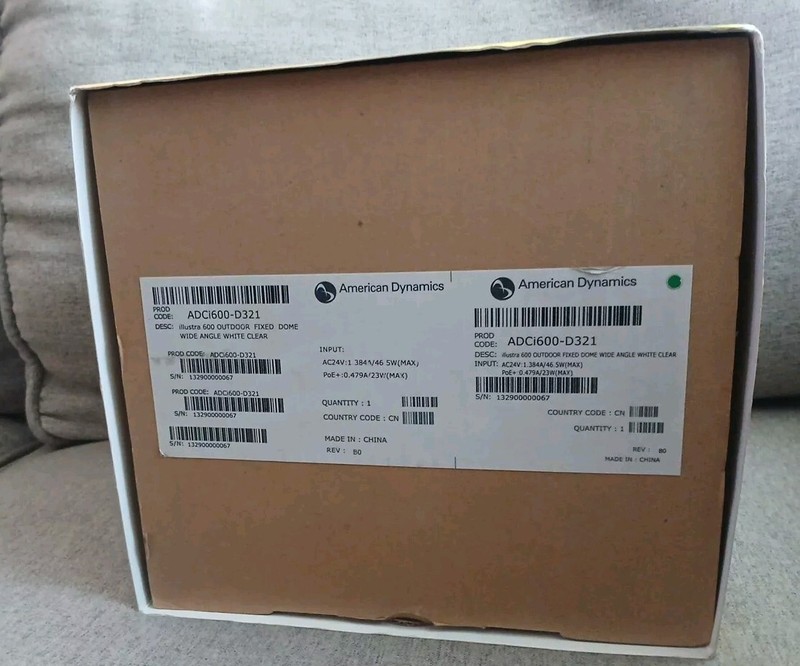 American Dynamics ADCI600-D321 HD 720p TDN, WDR, wide angle lens, PoE heater