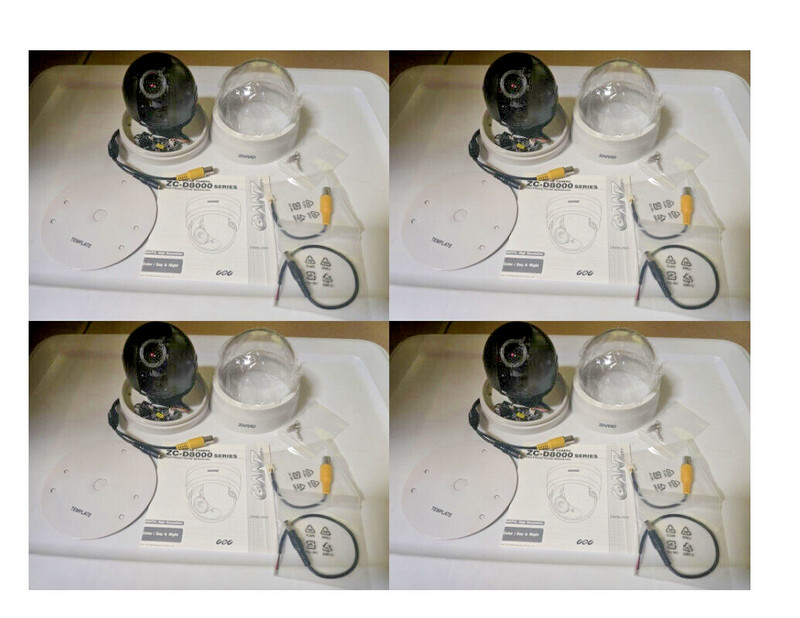 Ganz ZC-D8026NBA | Lot 4 | Indoor Dome, 600TVL | 24VAC/12VDC | 2.5mm-6.0mm | NEW